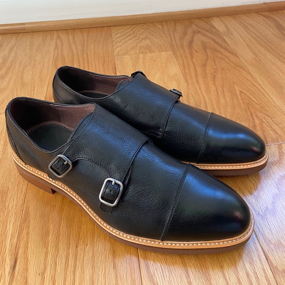 Blake McKay Other - Blake McKay monk strap slide-on leather shoes